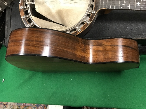 A 19th Century rosewood and mother of pearl inlaid six string guitar by J T L Jerome - Image 18 of 21