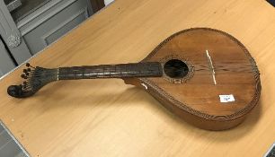 A 19th Century Portugese guitar by Antonio Duarte of Porto