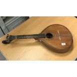 A 19th Century Portugese guitar by Antonio Duarte of Porto