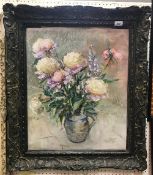 FLORENCE ENGELBACH (1872-1951) "Floral Still Life" oil on canvas signed and dated 1931 lower right