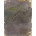 SEKA OWEN (Born 1955) "Pine Plains NY" acrylic on paper, unsigned,