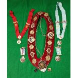 A collection of Royal Antediluvian Order of Buffaloes jewels mainly relating to the Cotswold Lodge