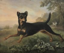 FOLLOWER OF PHILIP REINAGLE (1749-1833) "A Manchester terrier with Horse,