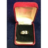 A Victorian 18 carat gold diamond and to