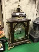 A 19th Century mahogany bracket clock for the Turkish market,