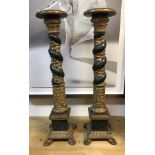 A pair of 16th Century carved giltwood a
