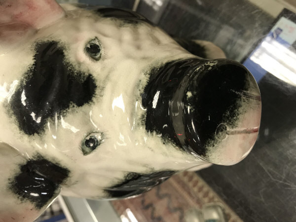 A large Wemyss Pottery "Pig" black and w - Image 3 of 17