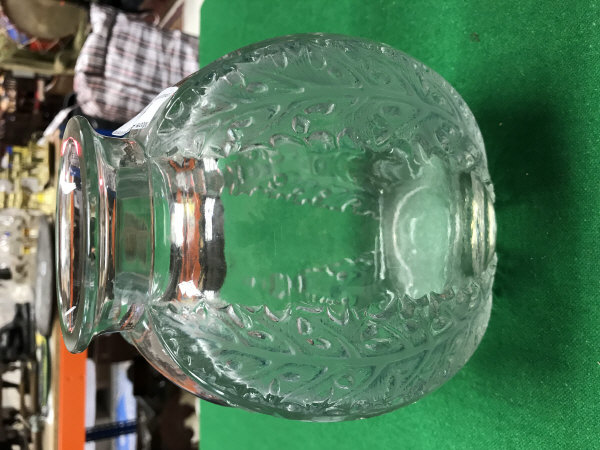 A Lalique "Chardons" vase, the clear and - Image 3 of 11