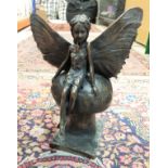 ROLAND MOLL "Fairy" bronzed cold cast sc