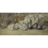 C DE LAUSAM "Still life with figs and gr