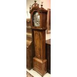 An 18th Century long case clock the eigh