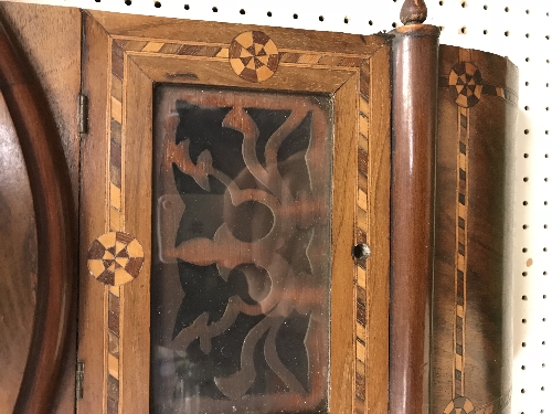 A Victorian walnut parquetry inlaid drop - Image 4 of 12