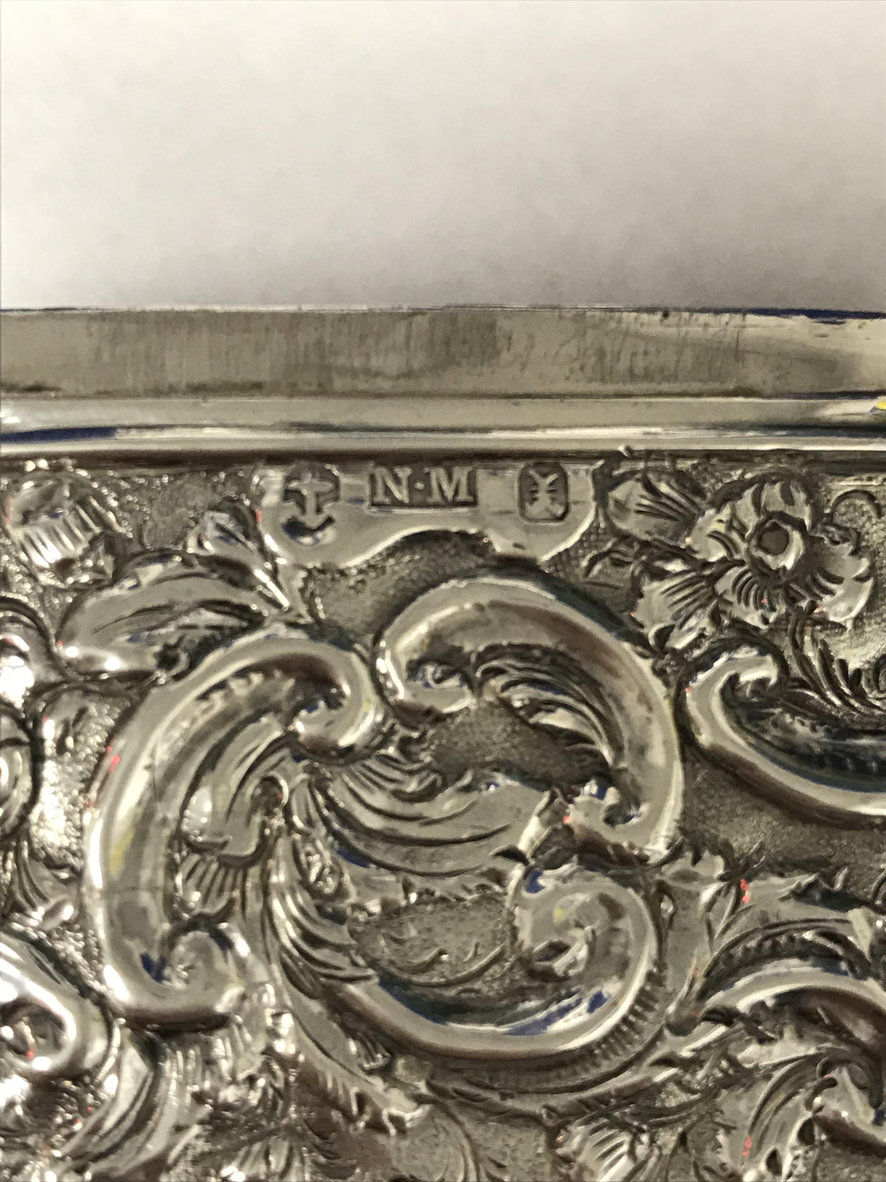 A silver cigar case (by Nathaniel Mills, - Image 12 of 18