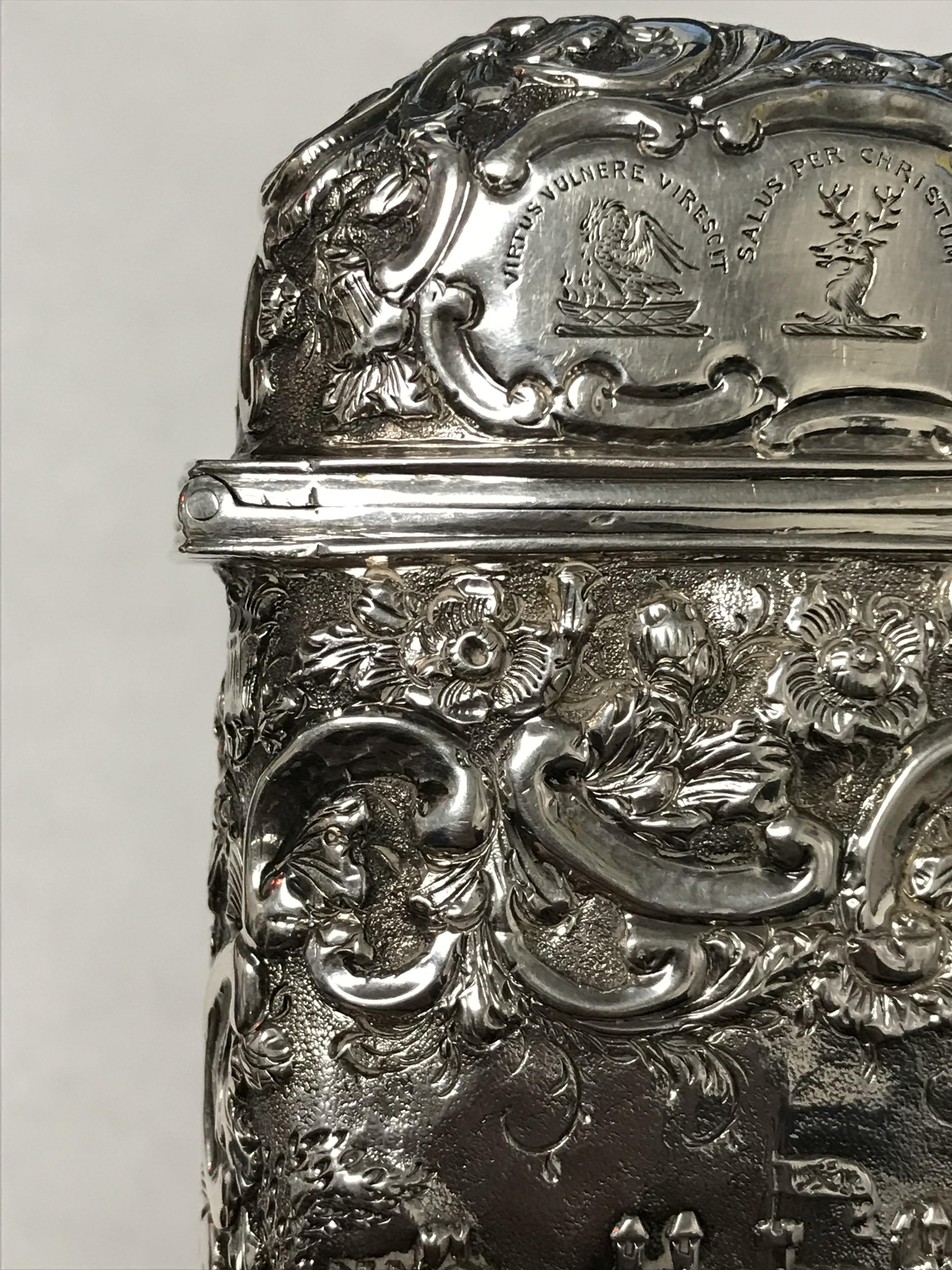 A silver cigar case (by Nathaniel Mills, - Image 18 of 18