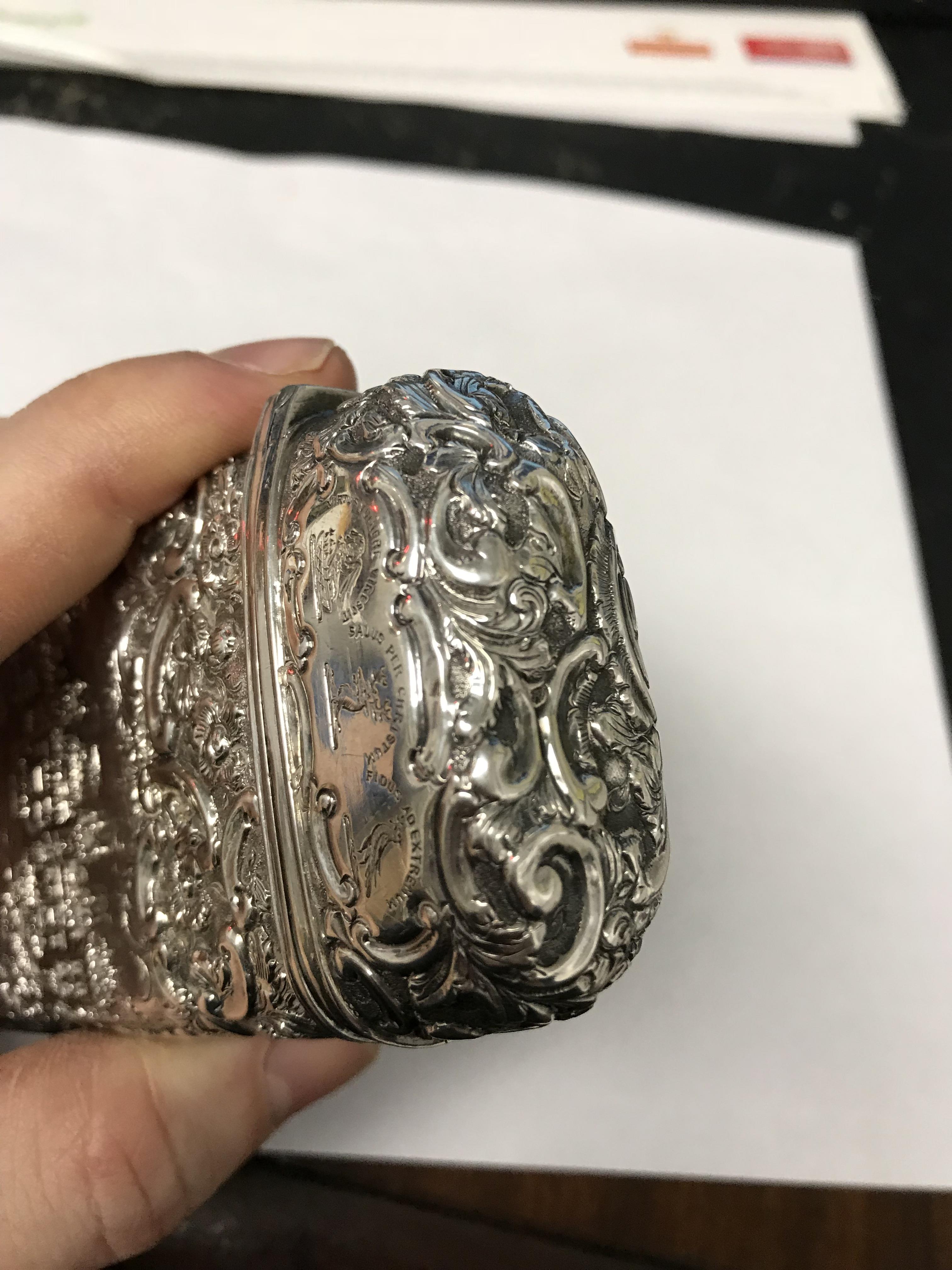 A silver cigar case (by Nathaniel Mills, - Image 7 of 18