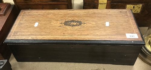 A 19th Century Swiss rosewood and marque