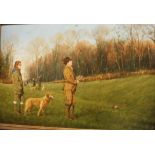 TERENCE MACKLIN "Pheasant Shooting", oil