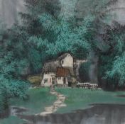CHER YUAN (Chinese 20th Century) "House