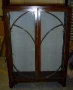 An Old Charm oak side cabinet with two d