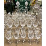 A pair of Waterford crystal decanters,