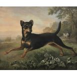 FOLLOWER OF PHILIP REINAGLE (1749-1833) "A Manchester terrier with Horse,