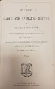 OLIVER GOLDSMITH "A History of the Earth and Animated Nature" in two volumes with coloured plates,