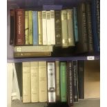 A collection of various Folio Society books, all in their cases,