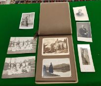 A collection of ephemera to include stamps, postcards, certificates,