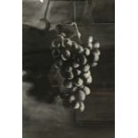 SARAH BECKETT "Black Grapes", charcoal, signed, dated and titled verso,