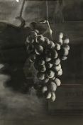 SARAH BECKETT "Black Grapes", charcoal, signed, dated and titled verso,