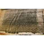 A modern fine silk Persian rug,