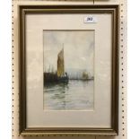 WILLIAM MINSHALL BIRCHALL (British 1884-1941) "The Fishing Port" watercolour titled,
