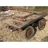 A large wooden trailer (for restoration) Size approx.