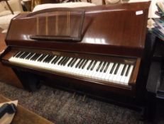 An Eavestaff " Miniroyal"mini piano Size approx 140cm long x 96cm high x 52cm deep