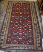 A Shirvan rug,