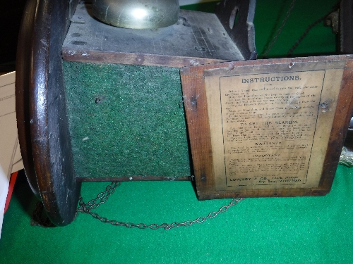 A 19th Century postman's alarm clock, - Image 3 of 11