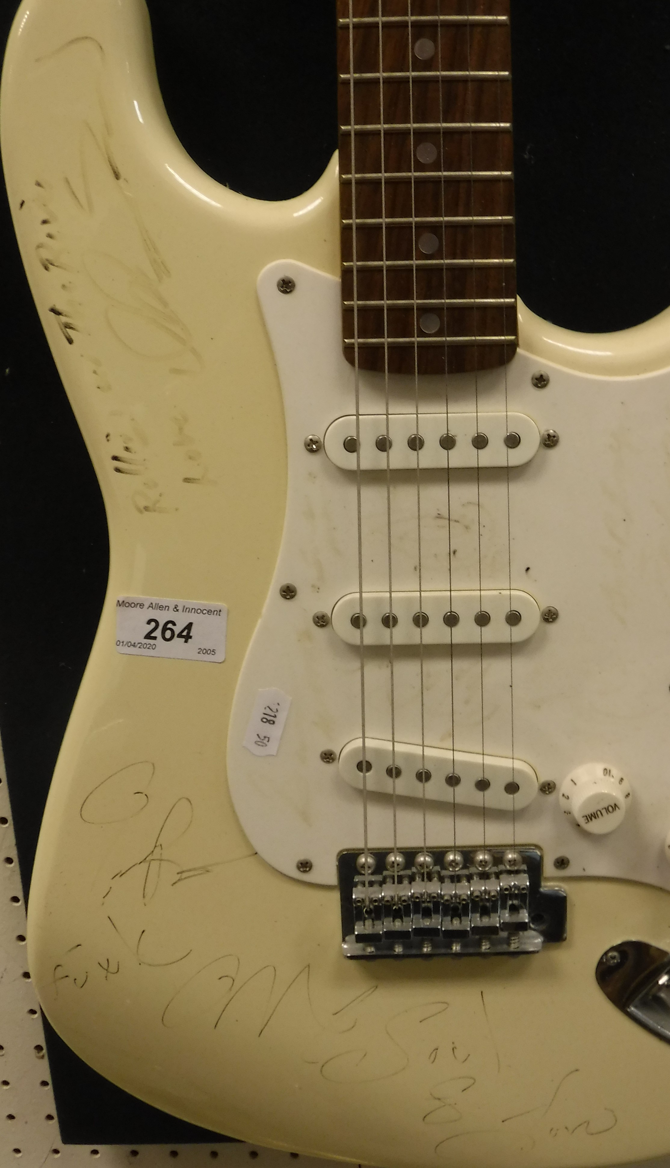 A Fender Squire Strat 6 string electric guitar, - Image 2 of 5