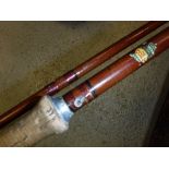 A John MacPherson & Sons of Inverness three section fibreglass fishing rod