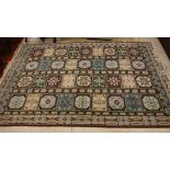 A Persian style rug,