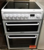 A Hotpoint HAE60 electric oven,