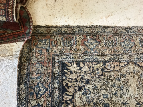 A fine Isphan rug with central Tree of Life decoration on a cream ground, - Image 13 of 25