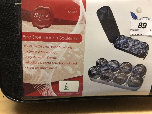 A Redwood Leisure eight piece steel French boules set CONDITION REPORTS Brand new. - Image 2 of 4