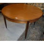 A 1960's G Plan "Fresco" teak dining table,