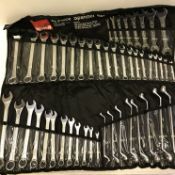 A 48 piece spanner set