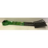 A Green Blade border fork and spade