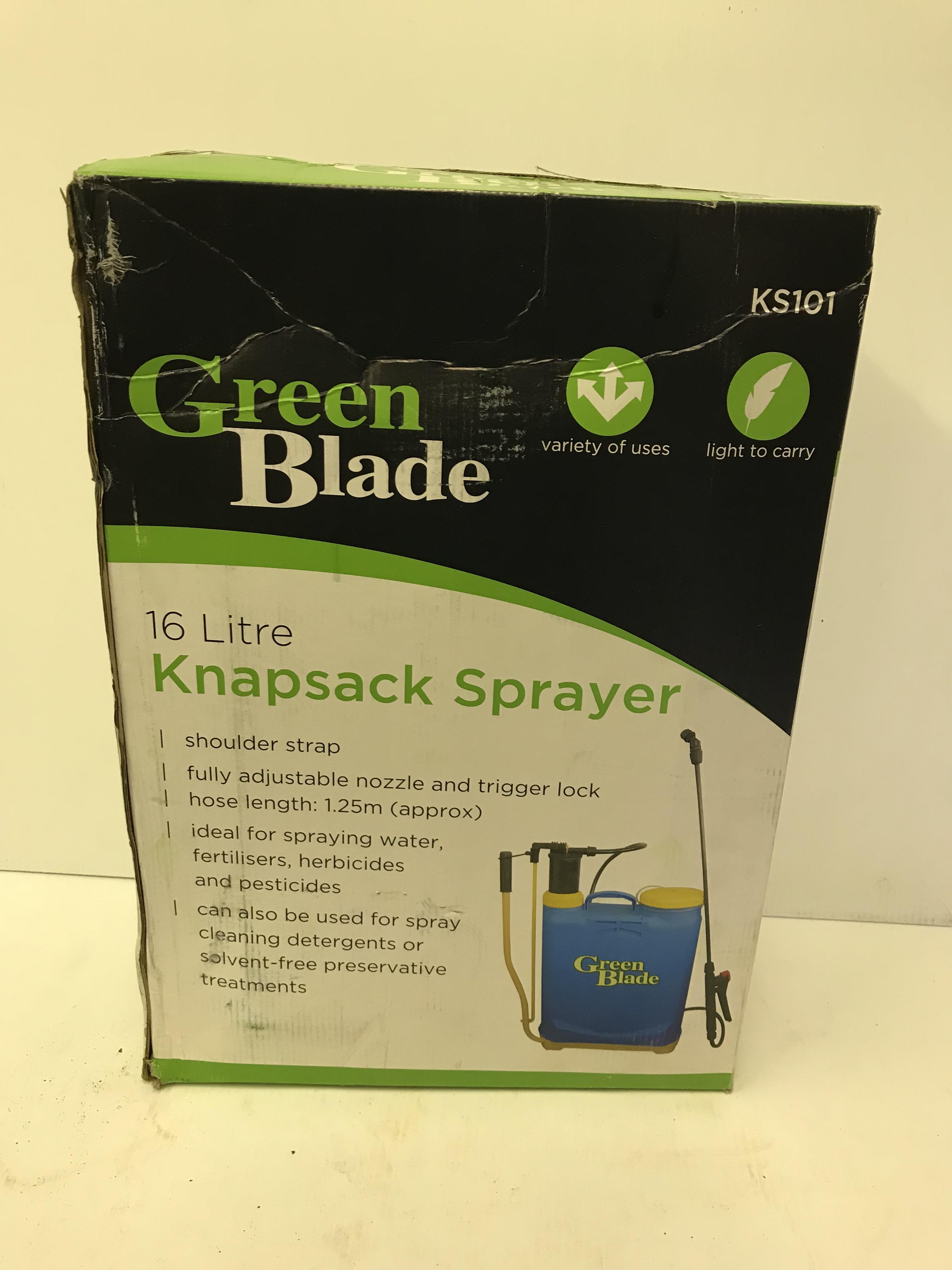 A Green Blade 16 litre knapsack sprayer