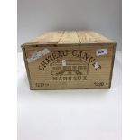 Twelve bottles Chateau Canuet Margaux 1990 (OWC)