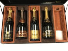 A boxed collection of Ruinart Champagne including Dom Ruinart Brut Rosé 1985,