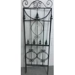 A three panel "Gustav" folding garden screen