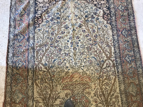 A fine Isphan rug with central Tree of Life decoration on a cream ground, - Image 23 of 25
